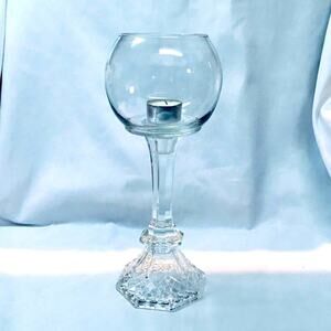 Stemmed Bowl Glass Candleholder / Votive Holder